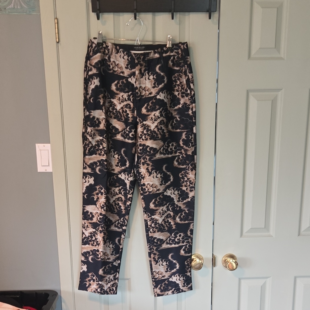 🖤 Scotch & Soda Black and Cream Patterned Chinos